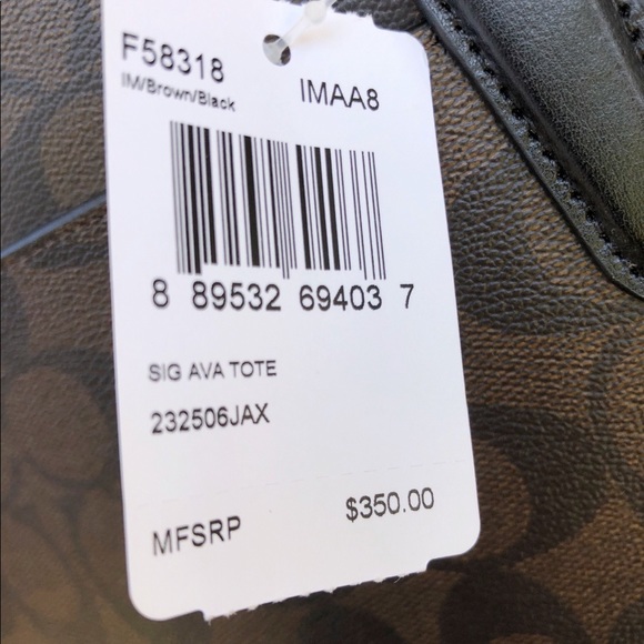 🌺🌺🌺- NWT Coach Large Tote - Picture 8 of 8